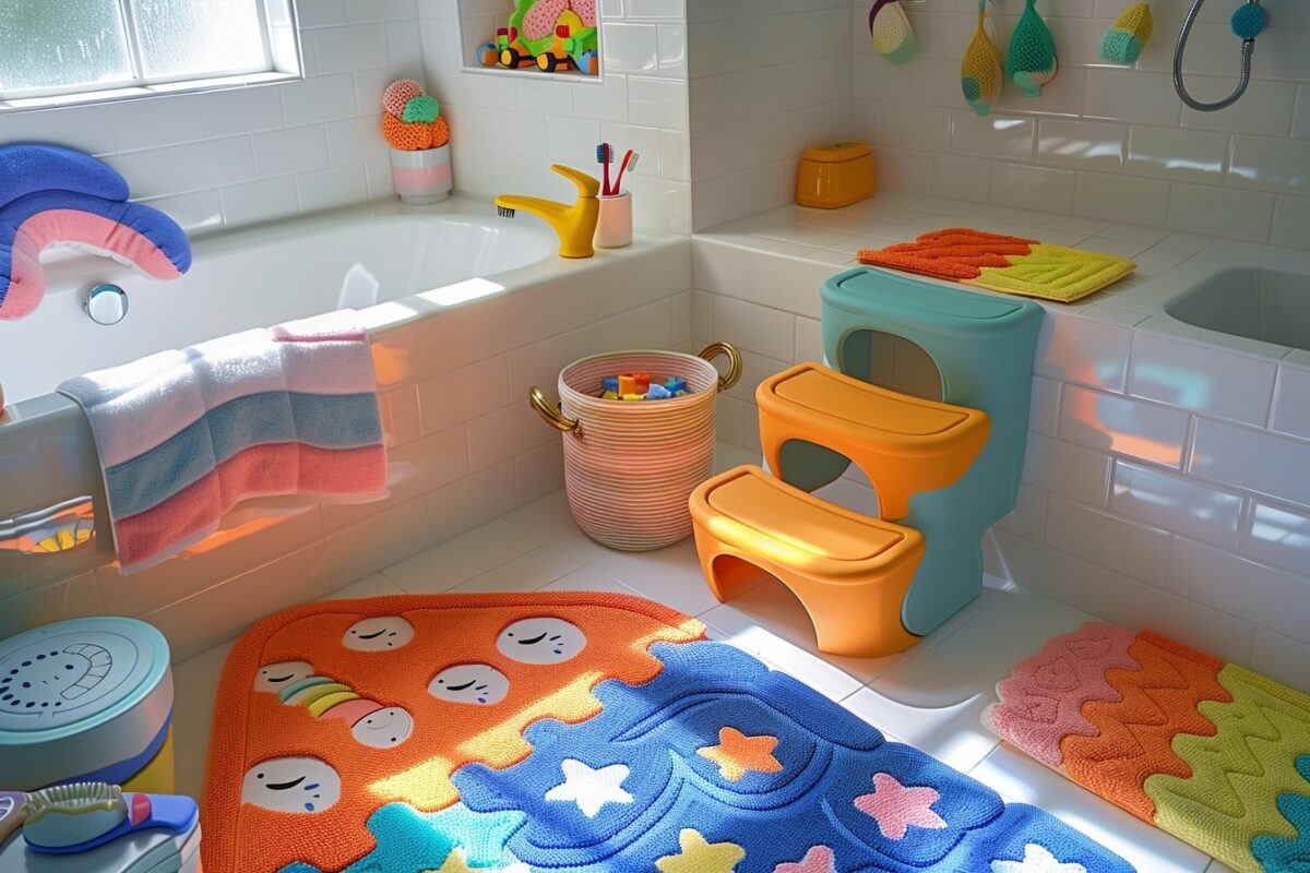 Comment créer une salle de bain adaptée aux enfants ?